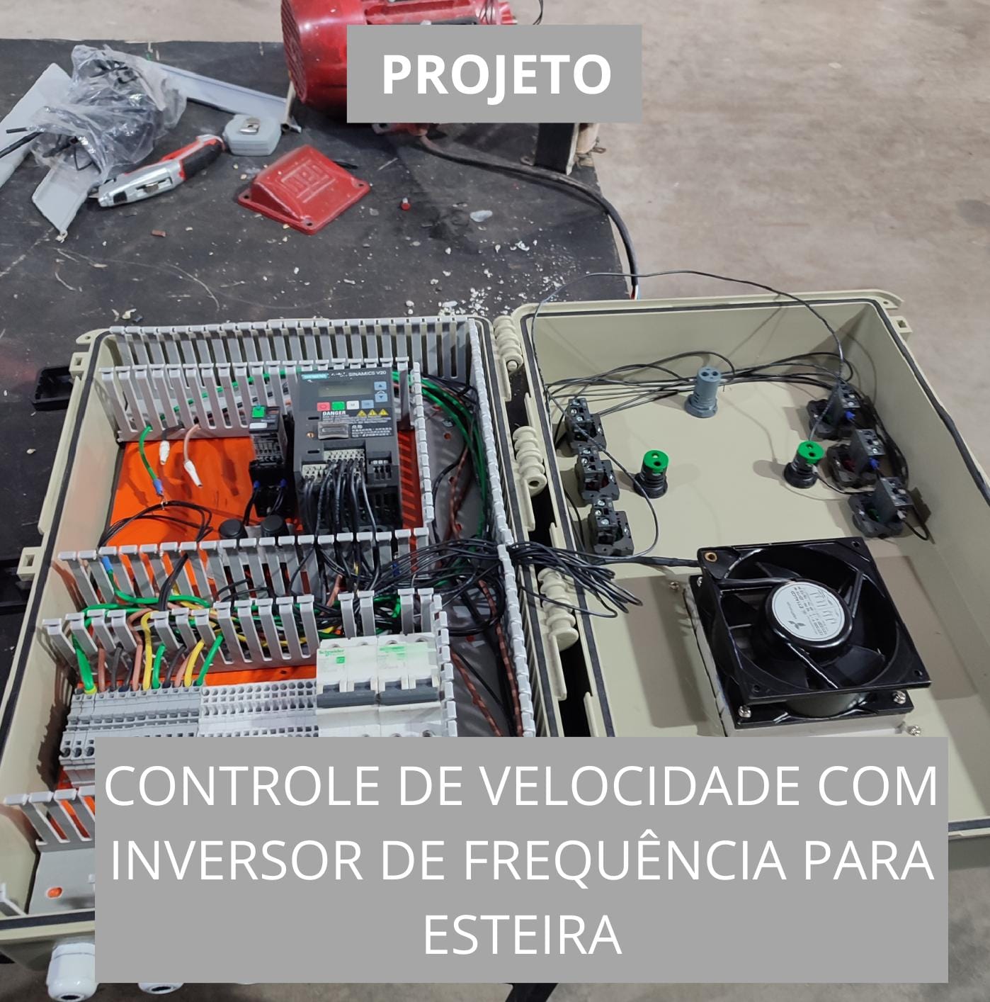 controle de velocidade para esteira